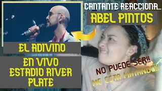 ABEL PINTOS☑️CANTANTE ESPAÑOLA REACCIONA☑️EL ADIVINO en vivo ESTADIO RIVER PLATE😱ESPECTACULAR😱