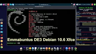 Emmabuntus DE3 Debian 10.6 Xfce с обновленным ядром 5.8.0