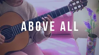 Above All - Classical Guitar Instrumental Cover (fingerstyle) | with Lyrics｜Kimmy Kwong