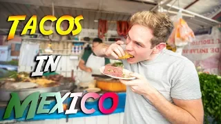 MEXICAN STREET FOOD TOUR - Best TACOS in Mexico City!