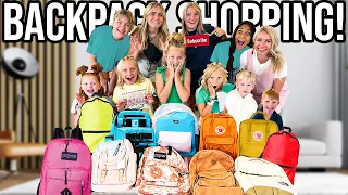 BACKPACK SHOPPING for 10 KiDS!! | WHICH ONE?! | BACK TO SCHOOL 2022