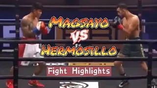 Magsayo vs Hermosillo Fight Highlights (October 4, 2020)