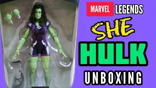 MARVEL LEGENDS SHE HULK Action Figure UNBOXING HASBRO Toys Jennifer Walters MCU