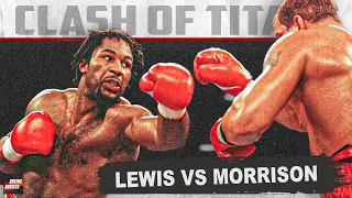 The Brutal Confrontation Between Tommy Morrison and Lennox Lewis! Unforgettable fight!