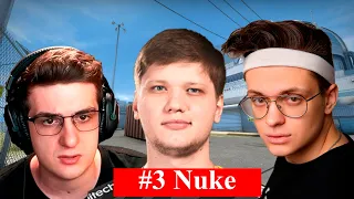 Первый стрим после Major. S1mple играет FPL FACEIT с Evelone, Buster, Fix (map 3, Nuke) | CS GO