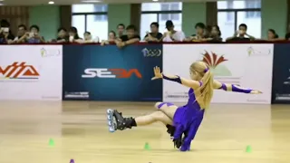 Fantastic Young Girl.!! Freestyle Slalom Dancing |  Talented Kids |