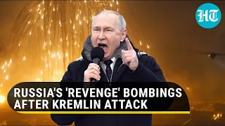 Russia carpet-bombs Ukraine after Kremlin attack; 'Revenge' strikes in Kyiv, Kherson, Odessa