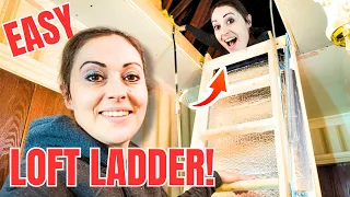 How l installed a DIY loft ladder hatch kit without a PRO!