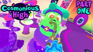 Cosmonious High [Ep.1] Highschool Simulator... IN SPAAACE! (VR gameplay, no commentary)
