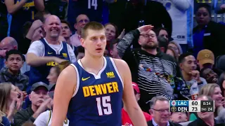 Nikola Jokic Throws An Unbelievable One-Handed Full Court Dime Like NFL QB