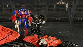 Transformers Revenge of the Fallen Optimus Prime Enters Shanghai | Stop-Motion