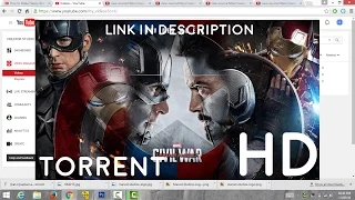 Download Captain America : Civil War 1080p Download link in description. (Educational Tutorial)