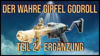 Ergänzung zum Gipfel Godroll // Anregung der Community // Destiny 2 Guides //