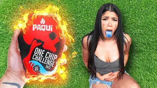 I Tricked My GF into Eating the WORLDS SPICIEST CHIP...