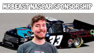 When @MrBeast Sponsored A NASCAR Race Car #shorts