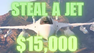 Stealing A Jet In GTA 5 (No Wanted Level)