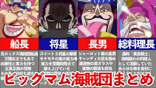 【ONEPIECE】ビッグマム海賊団まとめ