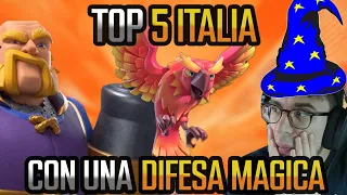 TOP 5 ITALIA CON UNA DIFESA MAGICA! - CLASH ROYALE ITA