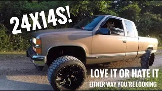 One nasty OBS!!!! squat, 24x14s, straight pipes