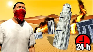 24 Stunden FEUER TORNADO überleben in GTA 5!!