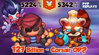 Corsair + Banshee is OP vs Spirit Master | 127 Billion | PVP Rush Royale