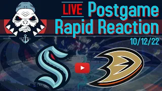 Kraken vs. Ducks Recap // Postgame Rapid Reaction