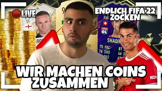 FIFA 22 LIVE: ULTIMATE EDITION IST DA🔥🤝😍 | WIR TRADEN GEMEINSAM | MACHEN FETT COINS 😤😤EINFACH FRAGEN