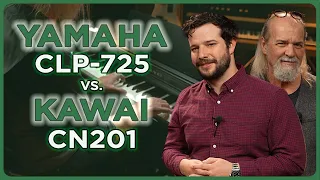 The Best In Home Digital Piano to Learn On?! Yamaha CLP-725 vs Kawai CN201