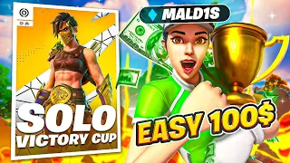 How I Won 100$ In Solo Victory Cash Cup🏆 | Mald1s
