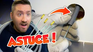 THE SIMPLE AND QUICK TIP FOR PUTTING A DUCT THROUGH THE PARTITION!!! (and without hassle)