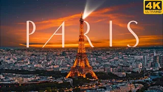 Paris, France 2023 drone aerials in 4K