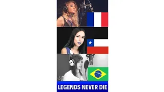 Who Sang It Better? Legends Never Die (Brazil, Chile, France) #Shorts