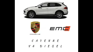 Porsche Cayenne Diesel stock vs EMC tune 100-200 km/h Acceleration