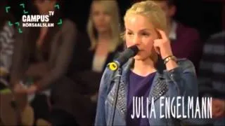 5. Bielefelder Hörsaal-Slam - Julia Engelmann - Campus TV 2013 [set to music]