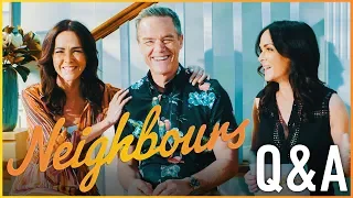 Neighbours Q&A - Stefan Dennis (Paul) & Gayle & Gillian Blakeney (Christina & Caroline)