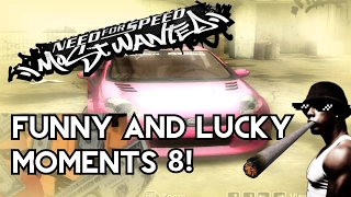 Funny And Lucky Moments - NFS Most Wanted - Ep. 8