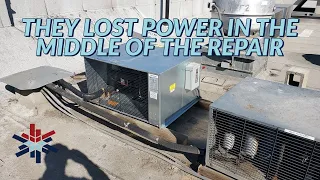 THEY LOST POWER IN THE MIDDLE OF THE REPAIR