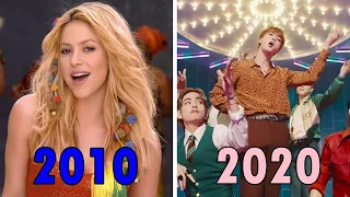 Top 3 Most Watched Music Videos Each Year (2010-2020)