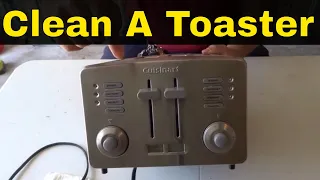 How To Clean A Toaster-Cleaning Crumbs Inside-Tutorial