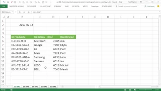 excel-684 - Kopiowanie wartości z komórki jednego arkusza do pozostałych