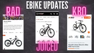 eBike updates
