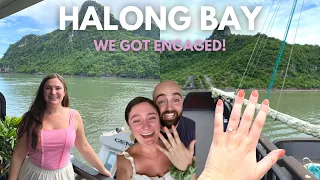 PROPOSAL on the GENESIS luxury cruise in HALONG BAY, Vietnam | Travel Vlog