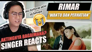 Rimar - Waktu Dan Perhatian (Official Music Video) | SINGER REACTION