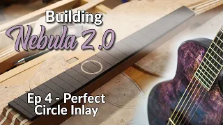 Ep 4  Create a perfect circle,  book-matching - Making a Modern Multi-Scale Electro Acoustic Guitar
