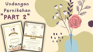 TUTORIAL Membuat Undangan Pernikahan | With CANVA