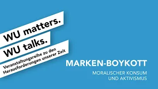 Marken-Boykott | WU matters. WU talks.