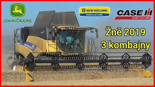 !!! Žně/Żniwa/Harvest/Žatva 2019 !!! | 3 kombajny v nasazení | ZD Unčovice