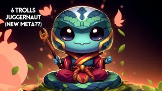 Dota 2 Auto Chess ~ 6 Trolls Juggernaut(NEW META??)