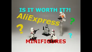 AliExpress Lego Star Wars Clone Trooper Minifigure Review: WORTH IT?!?!