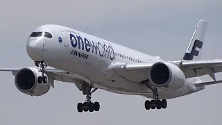 Finnair Airbus A350-941(OH-LWB)(One World Livery) arriving at Las Vegas!